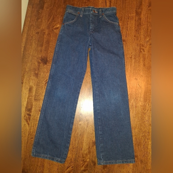 Wrangler Other - WRANGLER Boy's Western Blue Denim Jeans COWBOY RODEO 11